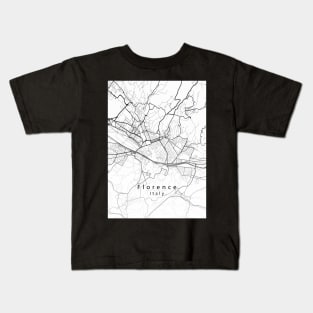 Florence Italy City Map Kids T-Shirt